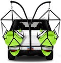 Trailer Hitch Stand and 2 Ripstop Nylon AIR LITE Chairs (Neon Yellow)