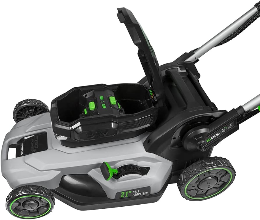 EGO POWER+ Electric Lawn Mower, Self-Propelled Cordless, Includes (2) 56V 5.0Ah Batteries and Charger - LM2142SP