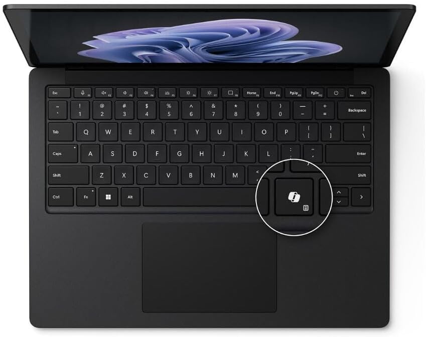 Microsoft Surface Laptop 6 13.5' Touchscreen Notebook - Intel Core Ultra 7 165H - 16 GB - 512 GB SSD - English Keyboard - Black (Renewed)