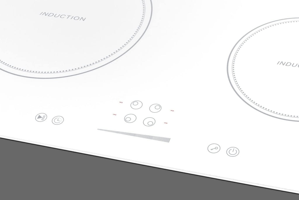 Summit 24' 4 Zone Electric Cooktop 208-240V Induction Cooktop, ADA Compliant, White- SINC4B242W
