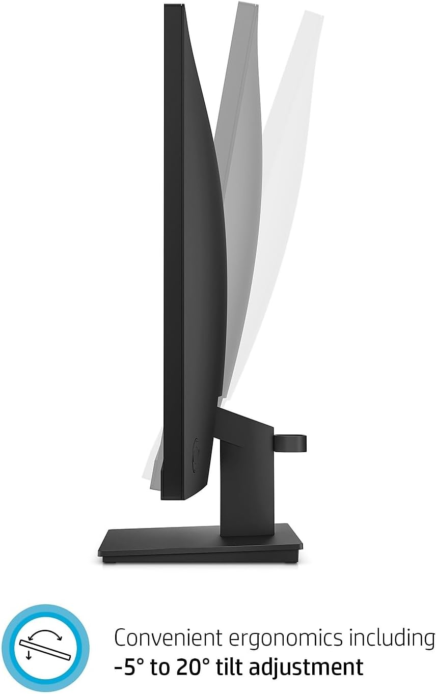 HP V27i G5 FHD Monitor, AMD FreeSync Technology, HDCP Support for HDMI (V27i G5, Black)