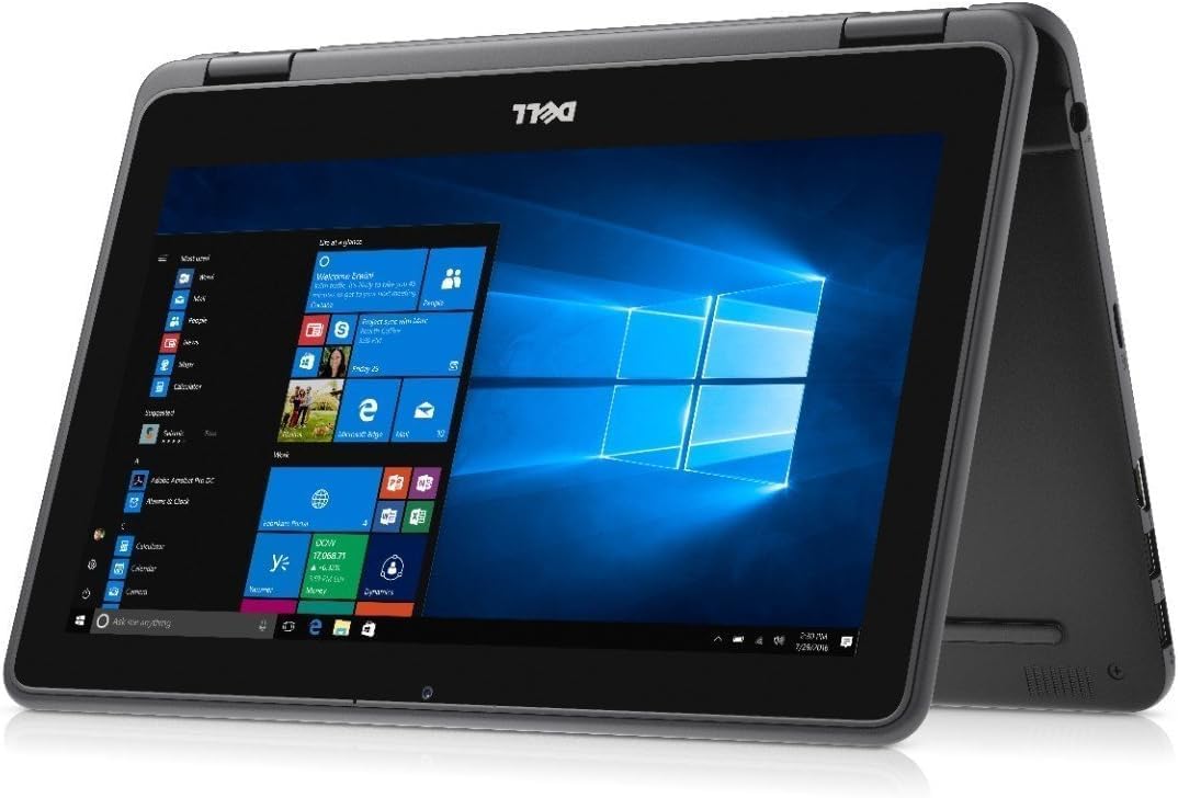 Dell Latitude 3189 11.6' HD 2-in-1 Touchscreen Laptop Intel N3350 1.1Ghz 4GB Ram 128GB SSD Windows 11 Professional (Renewed)