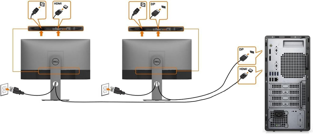 Dell P2225H 22' Full HD IPS Monitor – 1080p, 16:9, DisplayPort & USB 3.0 Cables – Latest Model – Boomph's Comprehensive Ultimate Performance Cloth Solution for Your Workspace