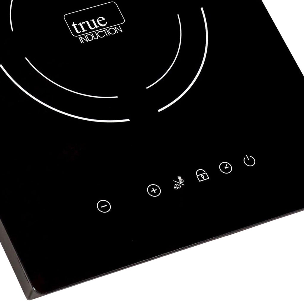 TI-1B 12 inch Built-In Single Burner Induction Glass-Ceramic Cooktop, 1750W, UL858 Certified