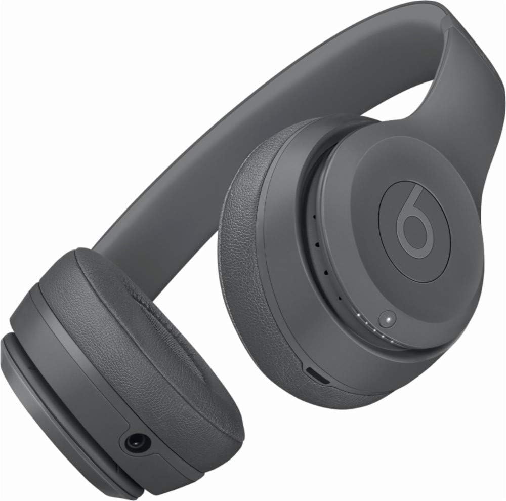 Beats Solo3 Wireless On-Ear Headphones - Neighborhood Collection - Asphalt Gray (Renewed)