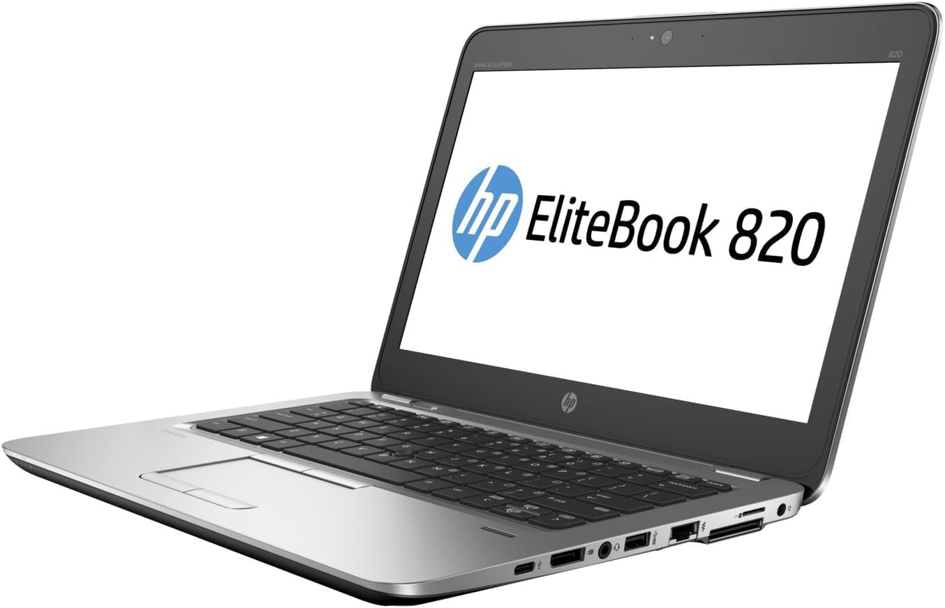 HP EliteBook 820 G4 12.5' FHD Laptop Intel Core i7-7600U @ 2.80GHz 16GB RAM 512GB SSD Intel HD Graphics 620 Windows 11 Pro (Renewed)