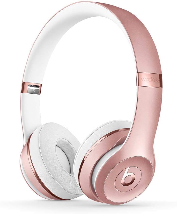Beats Solo3 Wireless Headphones - Rose Gold (Latest Model) - MX442LLA (Renewed)