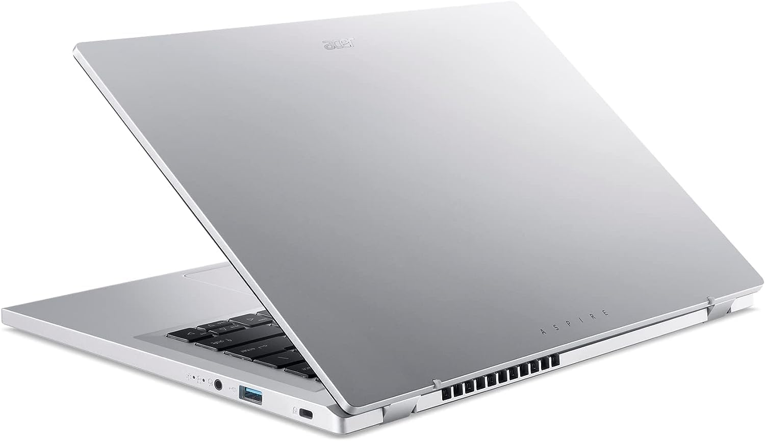 Acer Aspire 3 A314-23P-R3QA Slim Laptop | 14.0' Full HD IPS Display | AMD Ryzen 5 7520U Quad-Core Processor | AMD Radeon Graphics | 8GB LPDDR5 | 512GB NVMe SSD | Wi-Fi 6 | Windows 11 Home,Silver