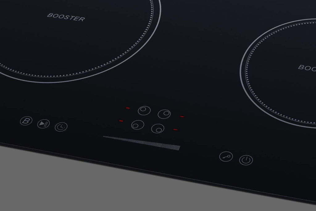 Summit 24' 4 Zone Electric Cooktop 208-240V Induction Cooktop, ADA Compliant, White- SINC4B242W