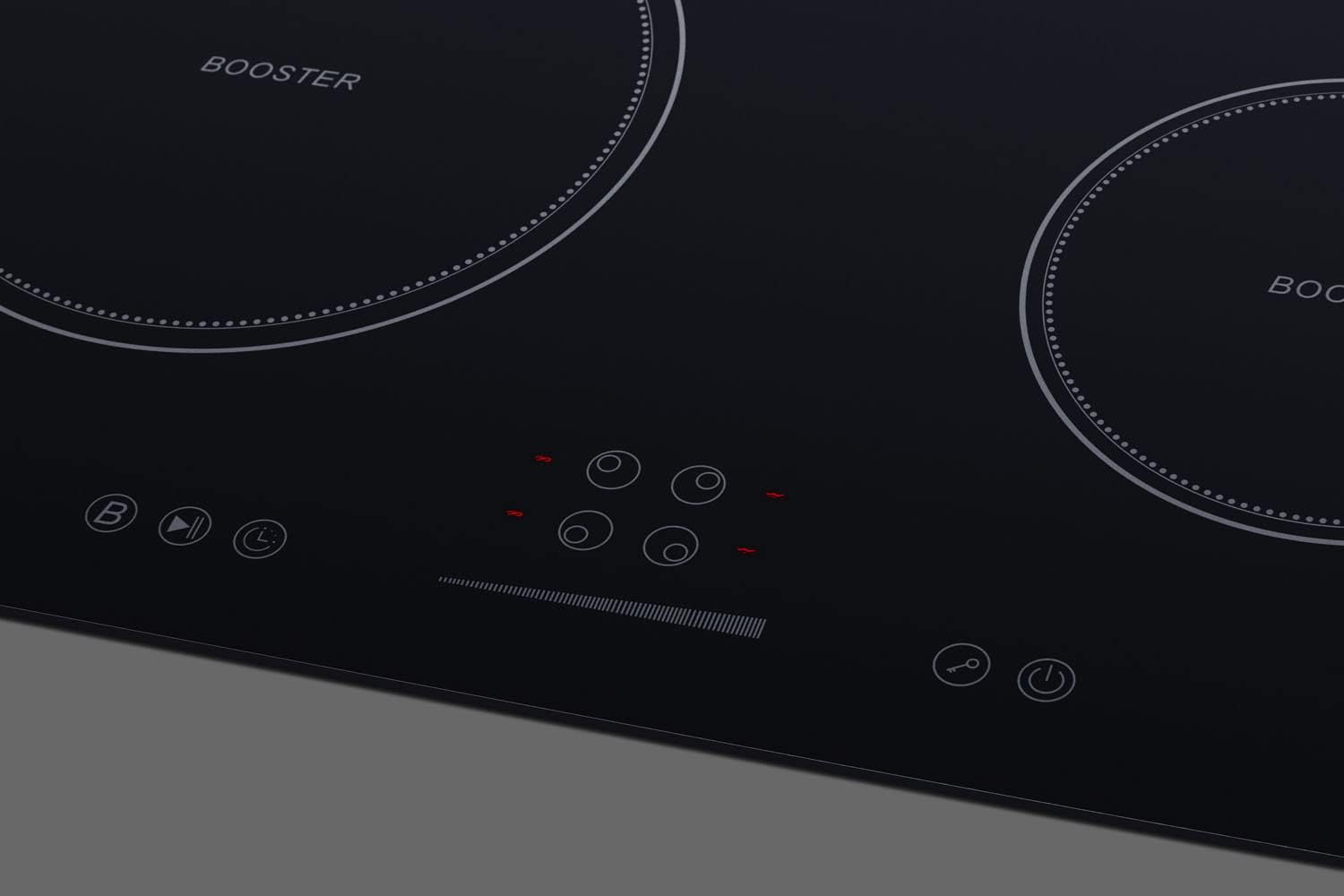 Summit 24' 4 Zone Electric Cooktop 208-240V Induction Cooktop, ADA Compliant, White- SINC4B242W
