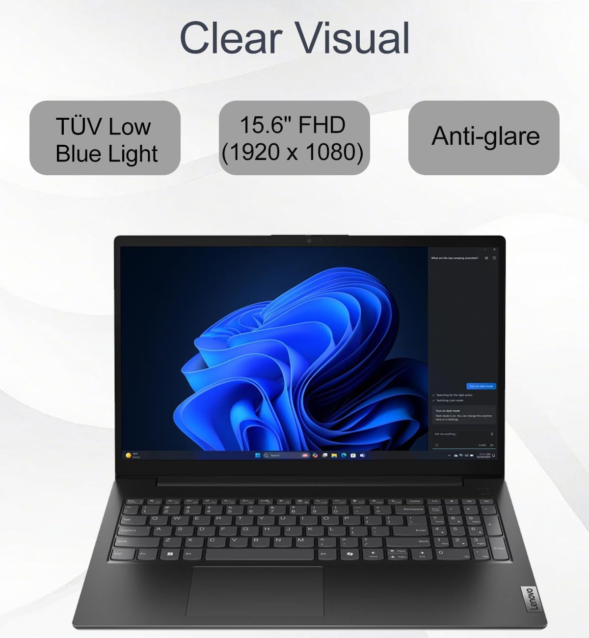 Lenovo Laptop Computer for Business & Student, 15.6' FHD, Intel 10-Core i7-240H (> Ultra 7 155U), 16GB DDR5, 512GB SSD, V Series Beat Ideapad, Webcam w/Shutter, Numeric Keypad, Win 11 Home w/Copilot