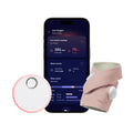 Owlet Dream Sock – Smart Wearable Baby Monitor, Infant SpO2 Monitor Tracks Heart Rate & Oxygen - Parents Receive Alerts, Sleep & Health Insights via App - Dusty Rose