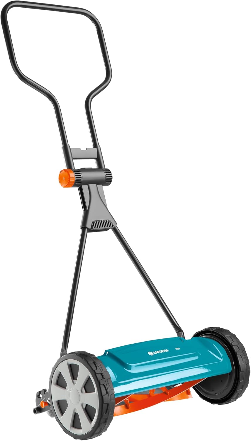 GARDENA (4018) Classic 16' Reel Lawn Mower with 5 Blades. The Lawn Mower for Everyday use with No Gas, No Electricity Makes Mowing a Breeze. Best Yard Tools You can own.