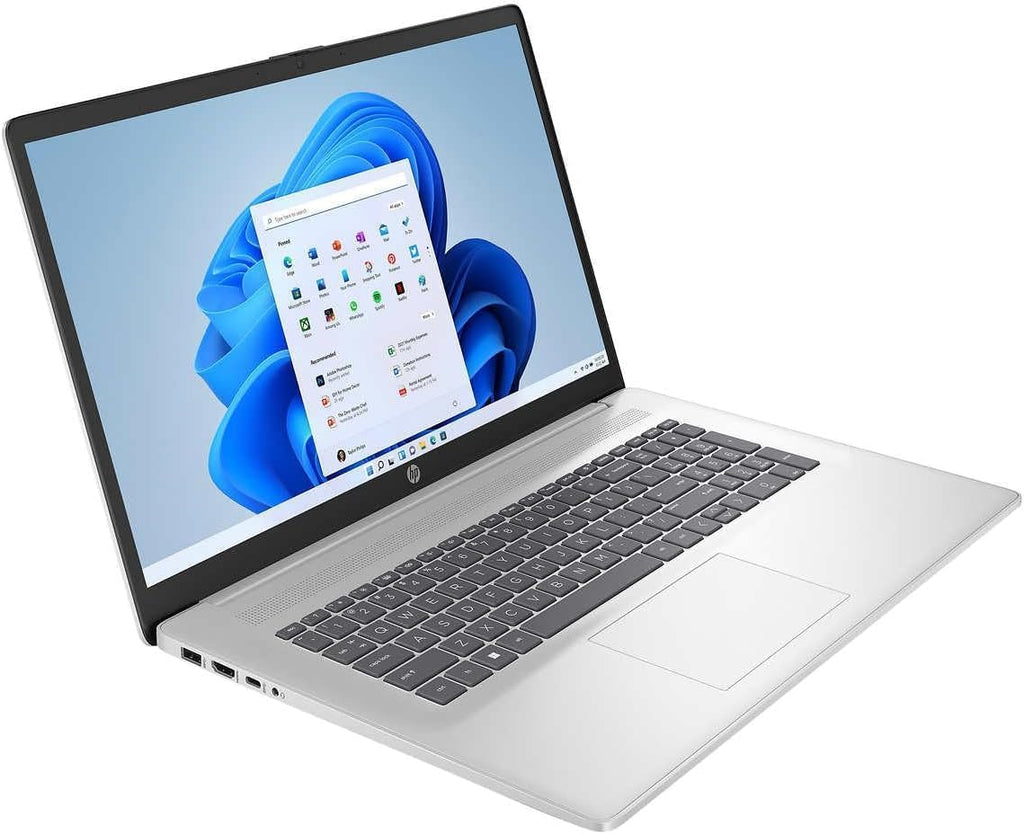 HP 17 Laptop, 17.3' FHD Display, Intel Core i5-1335U,32GB RAM|512GB SSD, Webcam, HDMI, Bluetooth, Type-C, Wi-Fi, Windows 11 Pro, Silver