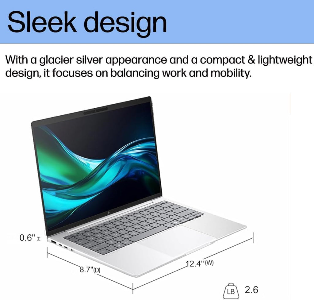 HP EliteBook 1040 G11 Business AI PC Laptop (14' FHD+, Intel 14-Core Ultra 5 125H (> i7-1360P), 16GB DDR5, 1TB SSD), UltraLight, 13 Hrs Long Battery Life, IR Webcam, Win 11 Pro, (Beat Elitebook 840)