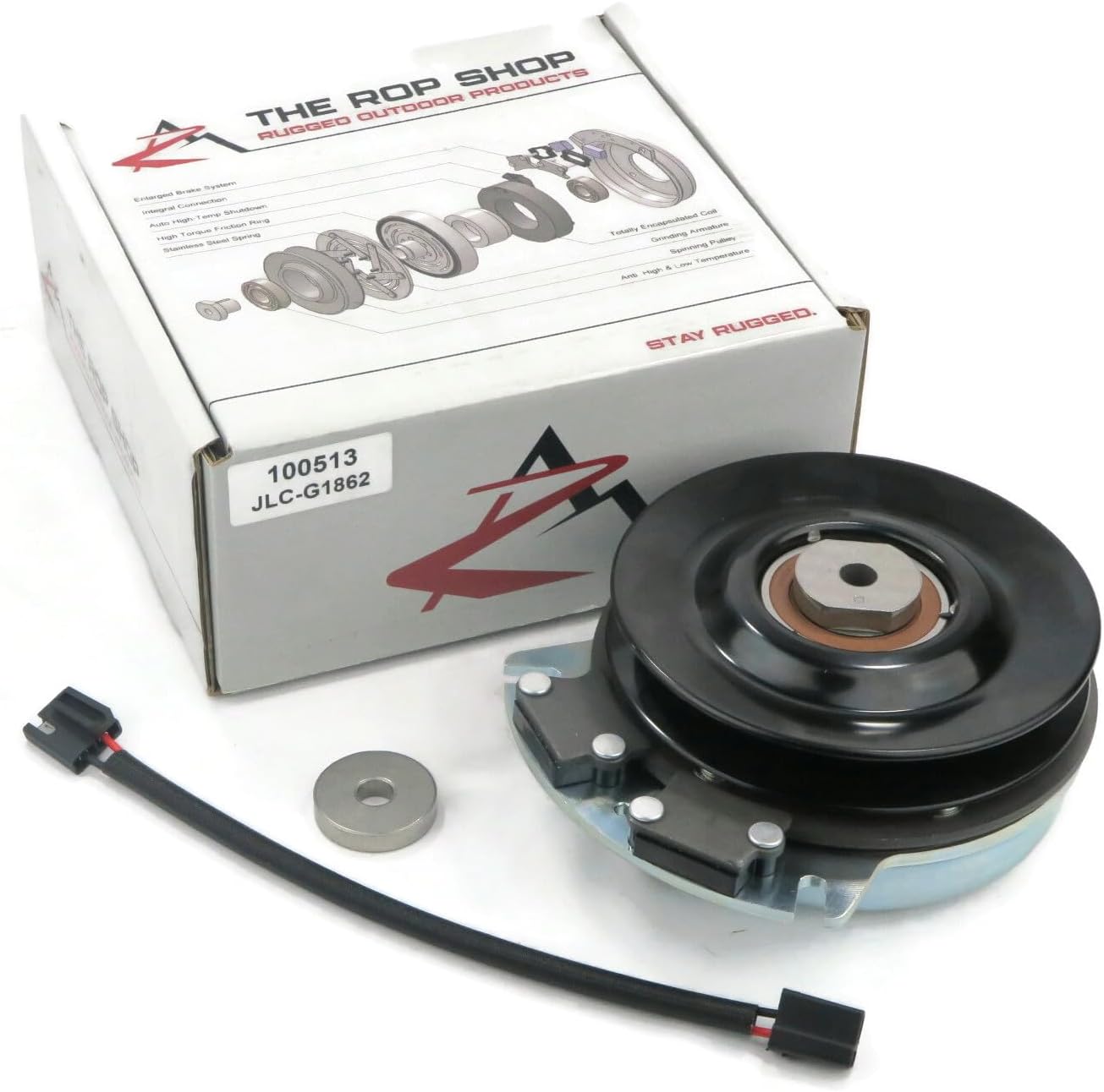The ROP Shop | Electric PTO Clutch for Wright 7140001, 71410001 - Lawn Mower Engine Motor