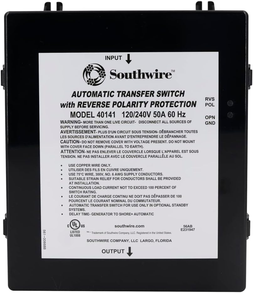 50A Reverse Polarity Transfer Switc