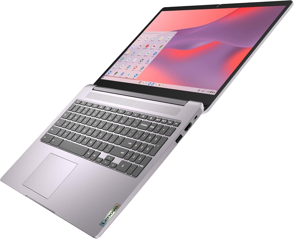 Lenovo Chromebook 15 IdeaPad 3i (15.6' FHD, 4GB RAM, 192GB Storage (64GB eMMC + 128GB SD Card), Intel Celeron N4500) Home & Student, 10-Hour Long Battery Life, HD Webcam, IST HUB, Wi-Fi 6, Chrome OS