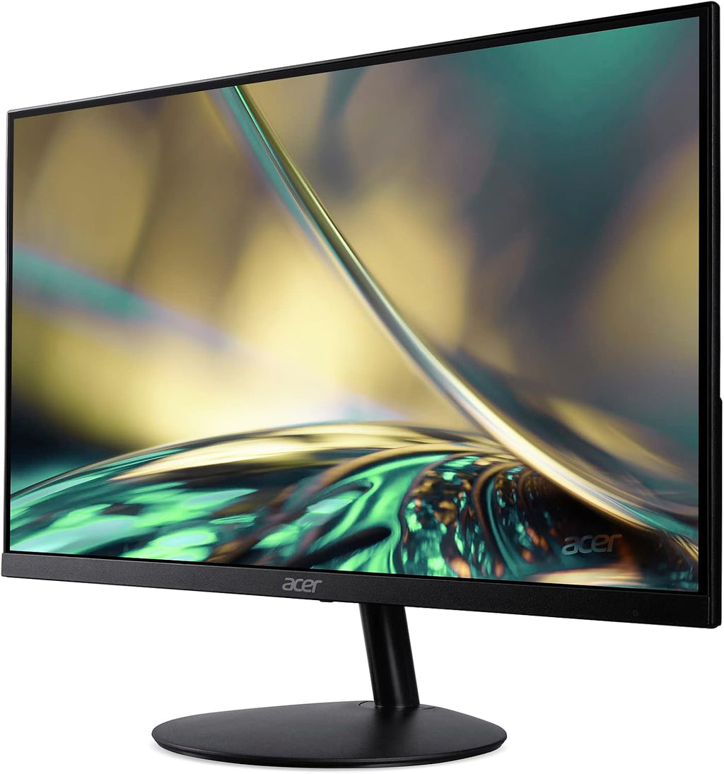 acer 27' UHD 3840 x 2160 Ultra-Thin IPS Home Office Monitor | Adaptive-Sync (FreeSync Compatible) | 2 Speakers, 1W Per Speaker | ZeroFrame Design | 1 x Display Port 1.2, 1 x HDMI 2.0 | SB272K bmiipx