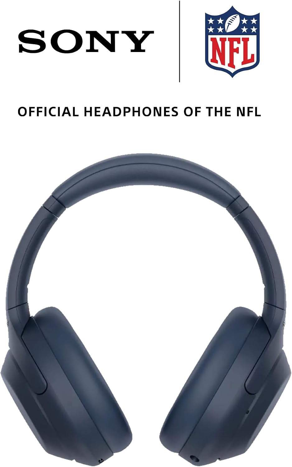 Sony WH-1000XM4 Wireless Premium Noise Canceling Overhead Headphones, Blue (Renewed)