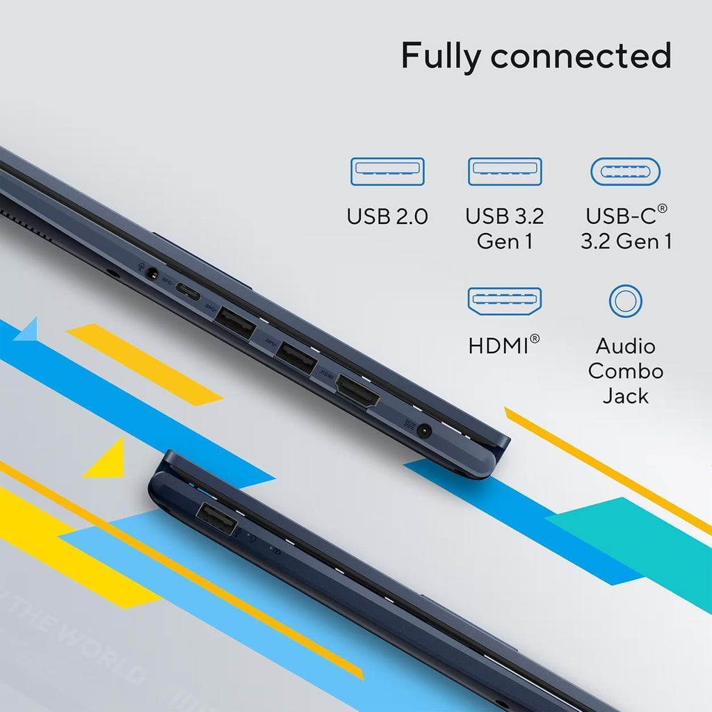 ASUS Vivobook 14 inch Laptop - Windows 11 Office Included - 16GB RAM -1TB SSD -Intel Core i3-1315U Beat AMD Ryzen 5 4500U - School Student Laptop- Computadoras Laptops Tradicionales