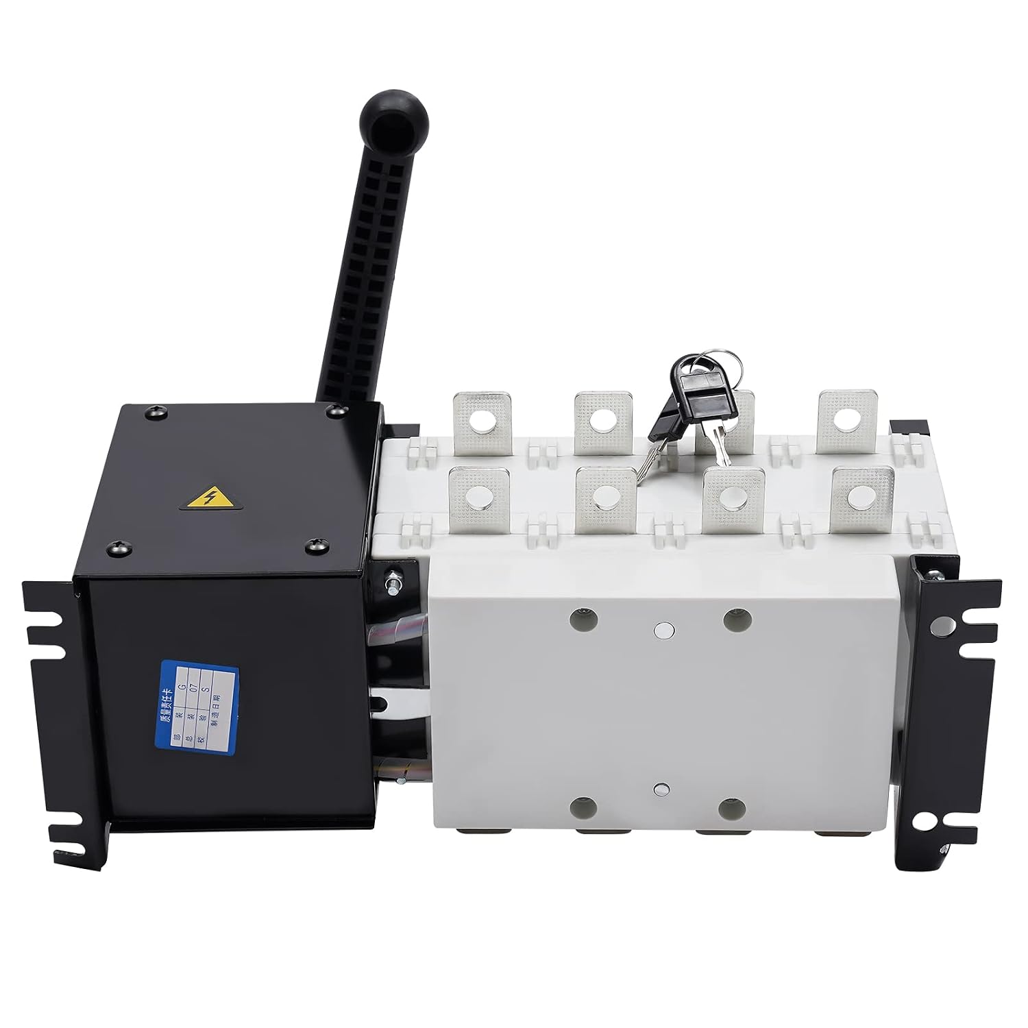 Industrial Dual Automatic Transfer Switch 250A 4 Poles 110V Grid to AC Generator, Power Automatic Generator Transfer Switch Dual Power Generator Changeover Switch