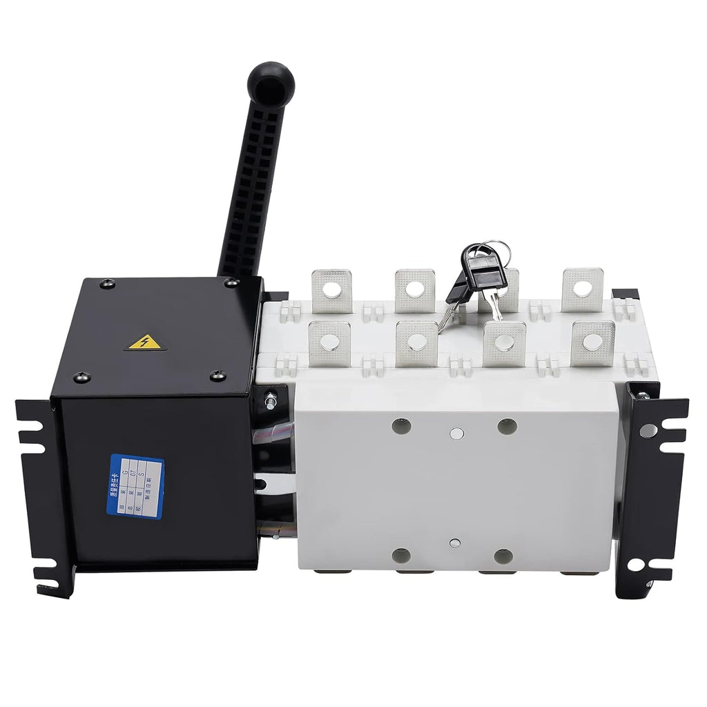 Automatic Transfer Switch, 4-Poles AC 110V 220V Dual Power Generator Changeover Switch 4P/250A