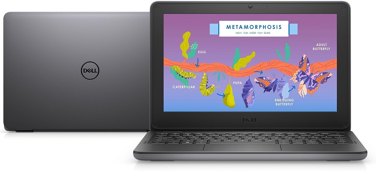 Dell Latitude 3120 2 in 1 Laptop (11.6 Inch TouchScreen Intel Pentium Silver N6000, 8GB Ram, 128GB SSD) Student and Business, Wifi Webcam Win 11 Pro Grey (Renewed)