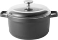 BergHOFF Gem Non-Stick 10' Stockpot 5.2qt., Sturdy 2-Handle, Glass Lid, Ferno-Green, Non-Toxic Coating, Ovensafe