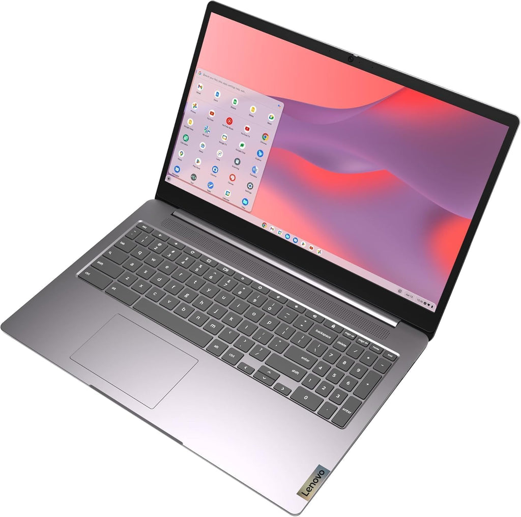 Lenovo IdeaPad 3i Slim Chromebook (15.6' FHD, 4GB RAM, 128GB Storage (64GB eMMC + 64GB SD Card), Intel Celeron N4500) Home & Student Laptop, Anti-glare, HD Webcam, 10-Hr Long Battery Life, Chrome OS