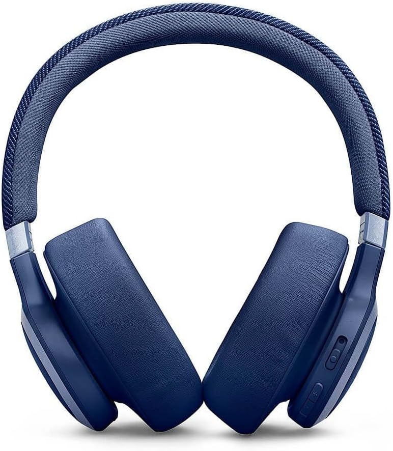 JBL LIVE770NCBLU Live 770NC Wireless Over-Ear Adaptive Noise Canceling Headphones - Blue