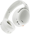 Skullcandy Crusher ANC 2 Wireless Over-Ear Bluetooth Headphones with Multi-Sensory Bass, Active Noise Cancelling, Up to 60 Hours Battery, Microphone for iPhone Android - Bone