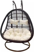 Wicker Chairs Hanging Chair Hanging Basket Rocking Chair Indoor and Outdoor Balcony Swing Household Hammock Patio Chair