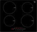 K&H 4 Burner Induction Cooktop - 24 Inch Built-In Electric Cermic Stove Top - 17 Heating Levels, 240V, 6000W High-Power Built-in Electric Stove Top - Child Lock, Timer & Touch Control - IN24-6004
