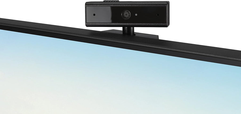 ASUS 27' 1080P Video Conference Monitor (BE279QSK) - Full HD, IPS, Built-in Adjustable 2MP Webcam, Mic Array, Speakers, Eye Care, Wall Mountable, Frameless, HDMI, DisplayPort, VGA, Height Adjustable
