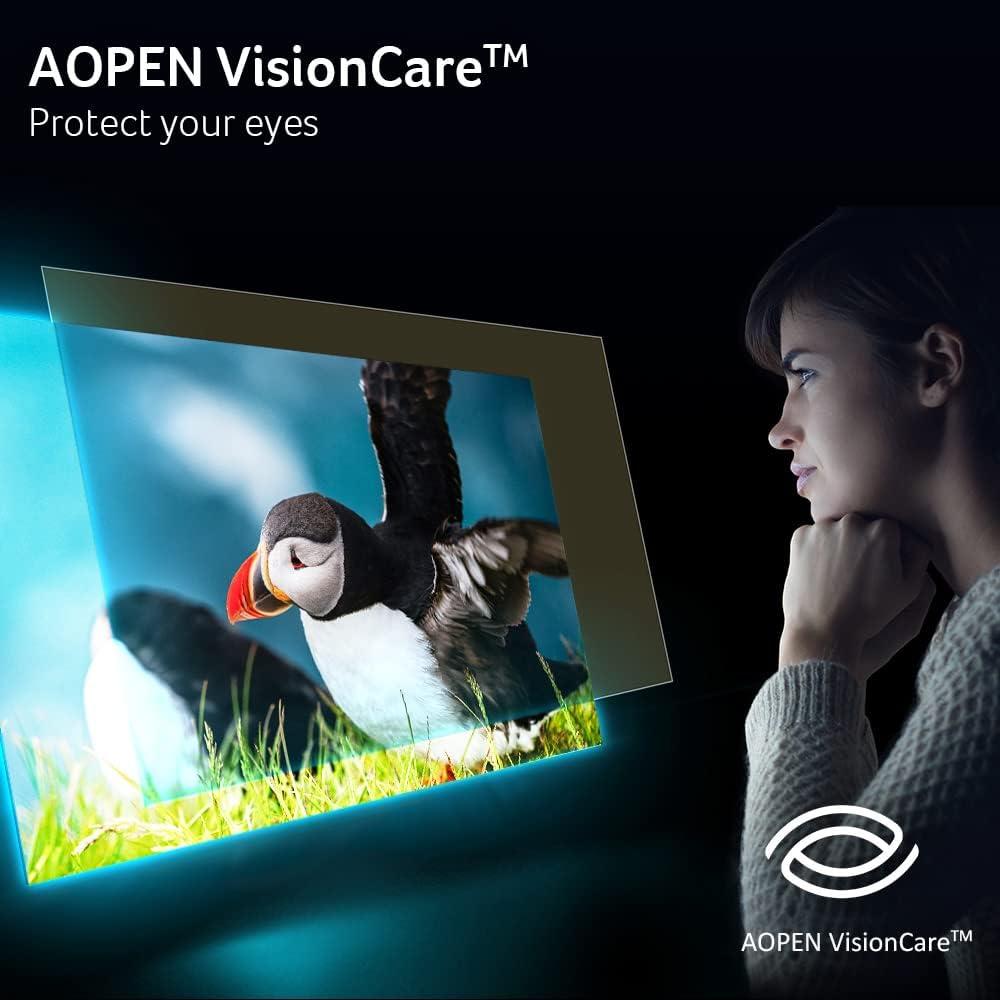 AOPEN by Acer 32SA2QU Abip 31.5' WQHD 2560x1440 Zero-Frame IPS Gaming Office Monitor | AMD FreeSync Technology | Ultra-Thin Stylish Design | 75Hz | HDR 10 | 1ms TVR | Tilt | HDMI & VGA Ports