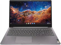 Lenovo 15.6' FHD Chromebook-Intel Quad-Core N4120(> N4020) 4GB RAM,128GB Storage,(64GB eMMC+64GB SD Card),Home & Student Laptop,with Privacy Camera,Wi-Fi6,HDMI1.4,Chrome OS,Artic Grey