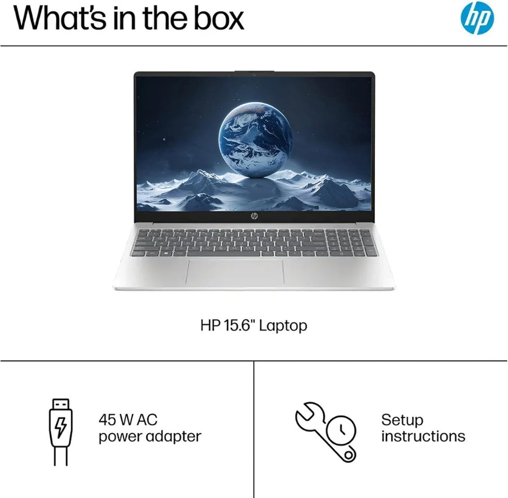 HP 2025 Pavilion 15 inch Touchscreen Laptop | 15.6' HD Computer| 8GB RAM | 256GB SSD & 128GB Portable SSD| Intel Core i3-1215U| Wi-Fi 6E| Copilot Ready| Ultra Light| AI-Powered Windows 11| RK Bundle