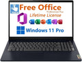 Lenovo 2026 IdeaPad 1i 15.6' FHD Laptop,with Lifetime Office,13th Gen Intel Core i5-1335U,8GB RAM, 256GB SSD,Intel Iris Xe Graphics Win 11 Pro,Wi-Fi 6,10 Hr Battery Life Abyss Blue