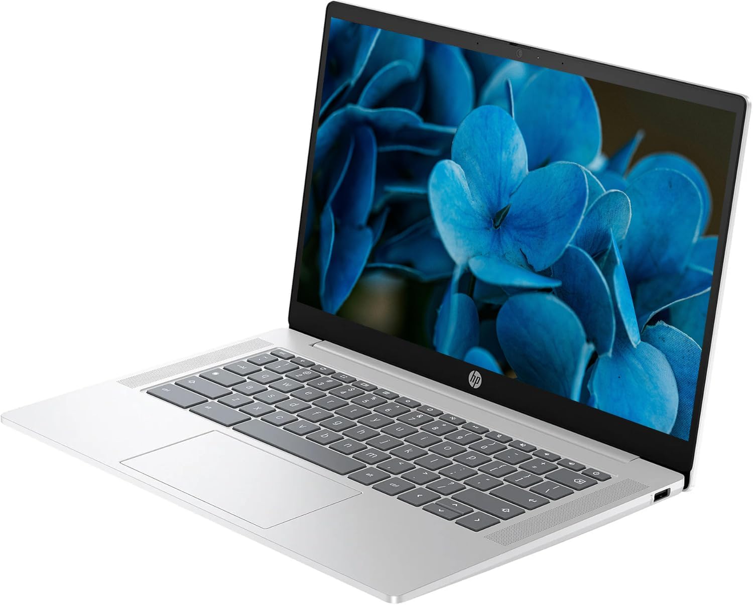 HP 2025 Lightweight Chromebook, 14'' HD IPS Display, Intel N Processor Up to 3.69GHz, 4GB LPDDR5 Ram, 128GB SSD, Super-Fast 6th Gen WiFi, Chrome OS, Dale Silver (Renewed)