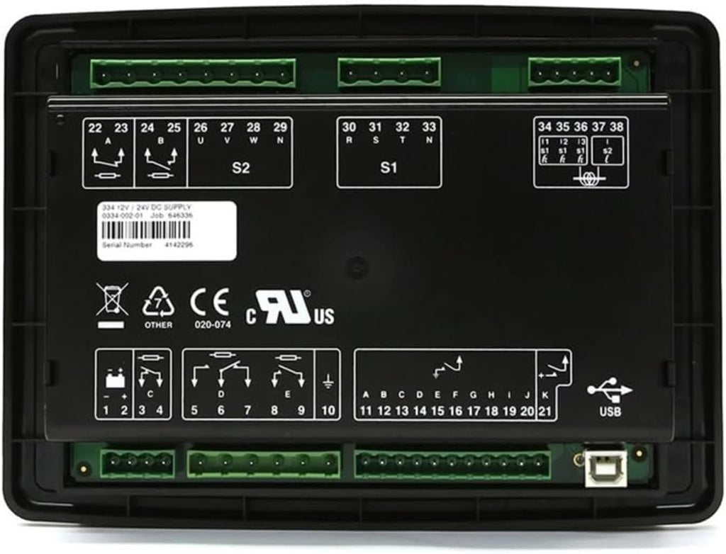Original DSE334 Deep Sea Made in UK Auto Transfer Switch Electric Motor Remote Generator Controller Module ATS 1 Year Warranty PEMP