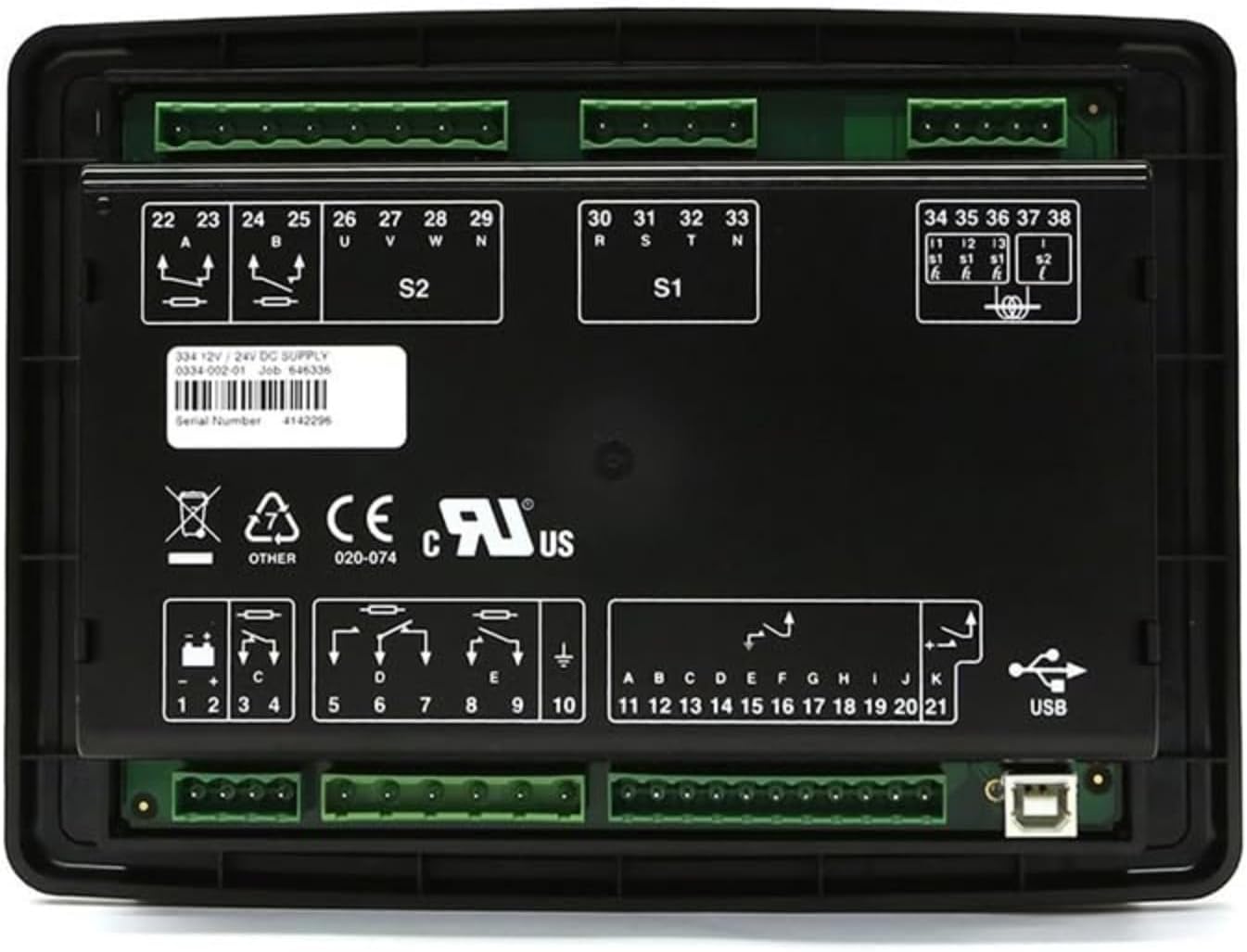 Original DSE334 Deep Sea Made in UK Auto Transfer Switch Electric Motor Remote Generator Controller Module ATS 1 Year Warranty PEMP
