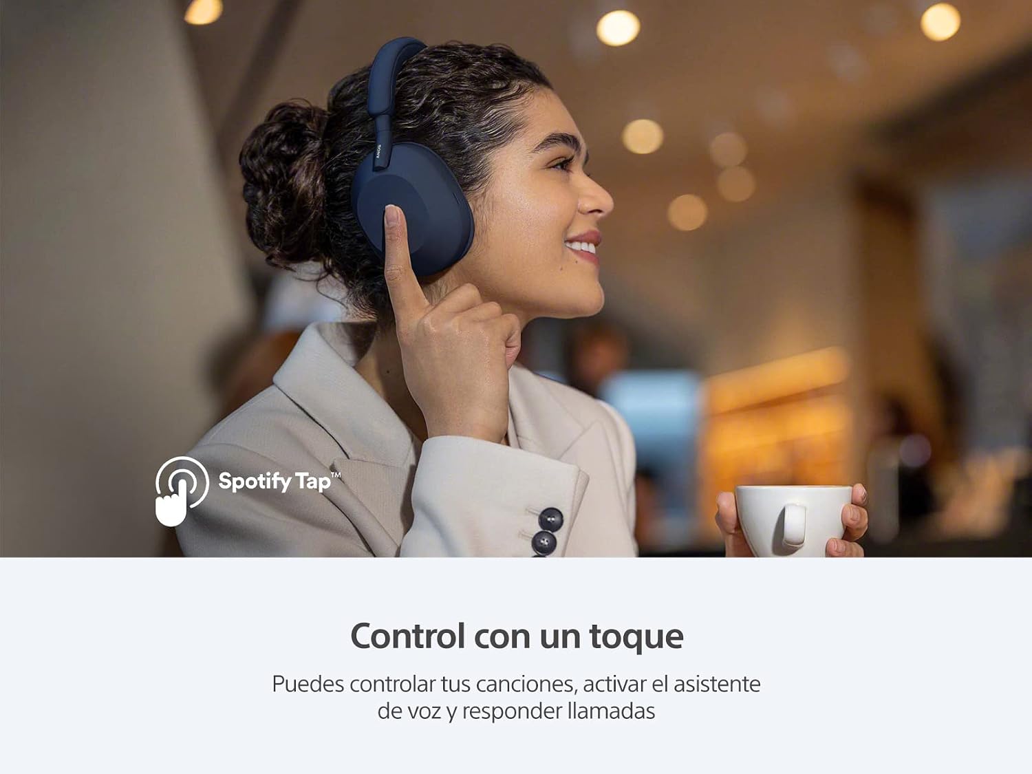 Sony WH-1000XM5 Noise Canceling Wireless Headphones - 30hr Battery Life - Over-Ear Style - Optimized for Alexa and Google Assistant - Built-in mic for Calls (Blue) - International Version No Warranty