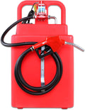 32 Gallon Fuel Caddy, Fuel Transfer Tank, Portable Gasoline Caddy Diesel Caddy with 12GPM Electric Pump for Cars, Motorcycles, Boats, Lawn Mowers, Snowblowers, Auto Fueling Nozzle