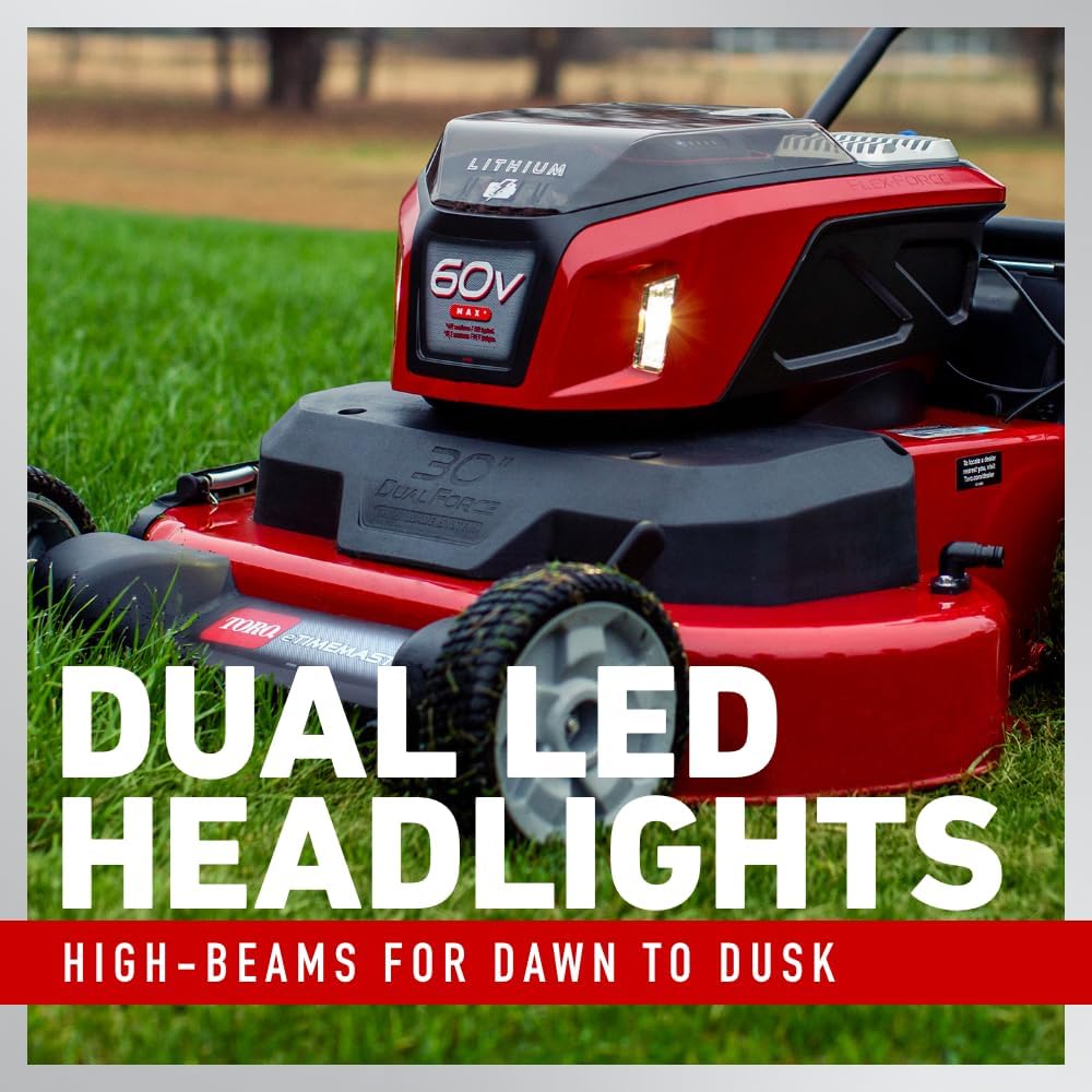 Toro 60V MAX* 30 in. eTimeMaster® Personal Pace® Lawn Mower - Battery/Charger Not Included