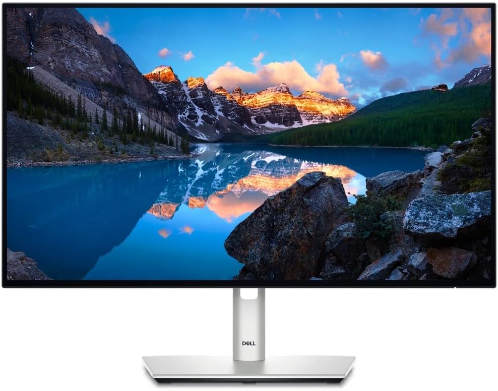 Dell U2424H UltraSharp 24 Inch FHD (1920x1080) Monitor, 120Hz, IPS, 5ms, 98% DCI-P3, 2X USB-C, 2X DisplayPort, HDMI, 3X USB, 3 Year Warranty, Silver