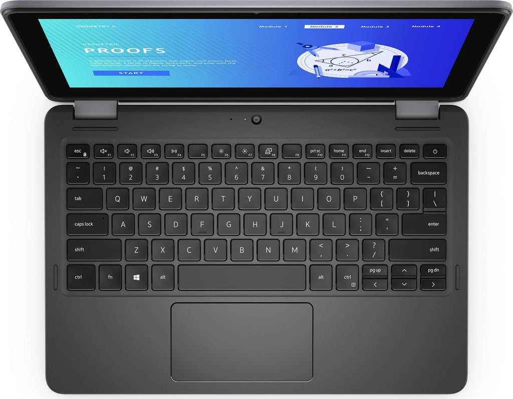 Dell Latitude 3120 2 in 1 Laptop (11.6 Inch TouchScreen Intel Pentium Silver N6000, 8GB Ram, 128GB SSD) Student and Business, Wifi Webcam Win 11 Pro Grey (Renewed)