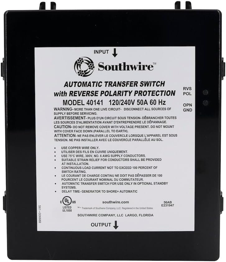 50A Reverse Polarity Transfer Switc
