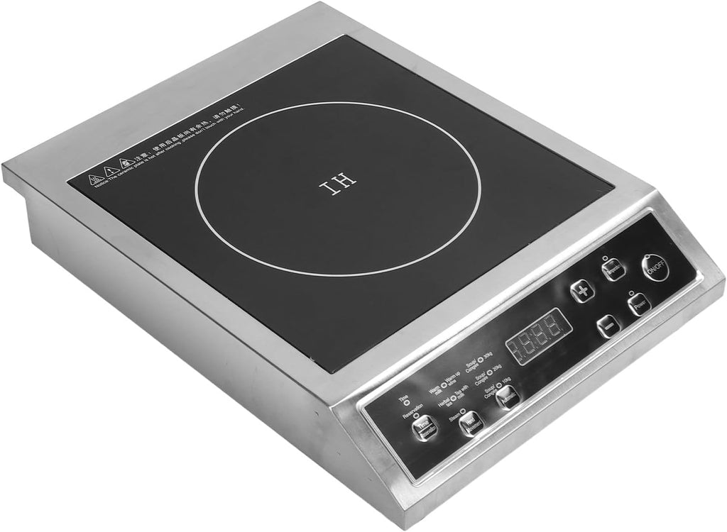 3500W Portable Induction Cooktop Easy to Clean Multifunctional Countertop Burner Induction Hot Plate with Sensor Touch Panel for Cooking (US Plug 110V)