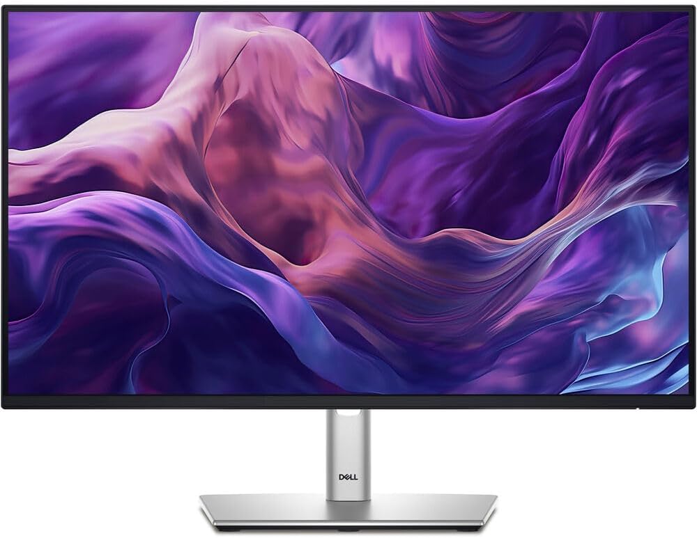 Dell P2425H 24' Full HD IPS Monitor – 1080p, 16:9, DisplayPort & USB 3.0 Cables – Latest Model – Boomph's Comprehensive Ultimate Performance Cloth Solution for Your Workspace